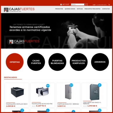 Nueva web cajas fuertes económicas