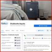 Nuevo Facebook de Chubbsafes España